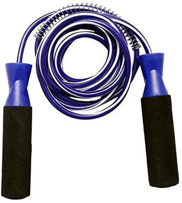 LIVOX FOAM HANDLE SKIPPING ROPE Ball Bearing Skipping Rope(Blue, Length: 320 cm)