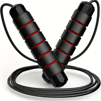 AJRO DEAL Skipping Rope with Length Adjustable for Kids, Girls, Women for Exercise Ball Bearing Skipping Rope(Length: 270 cm)