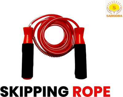 SAHODARA SHAHODRA_01 Ball Bearing Skipping Rope(Red, Length: 274 cm)