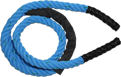 Fit Fusion Ultimate Fitness Heavy Workout Jump/Skipping Rope Weighted Skipping Rope(Blue, Length: 300 cm)