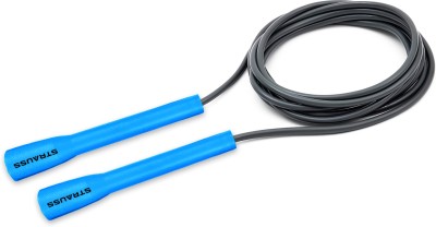 Strauss Skipping Rope | Jumping Rope for Men, and Women Freestyle Skipping Rope(Blue, Black, Length: 300 cm)