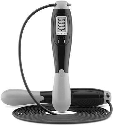 Khargadham Cordless Skipping Rope Digital Counter Speed Rope For Exercise,Cardio Fitness Digital Cordless Skipping Rope(Black, Length: 10 cm)