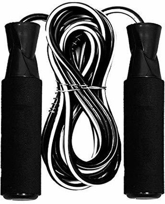 RUNX Black Skipping_Rope Freestyle Skipping Rope(Black, Length: 274 cm)