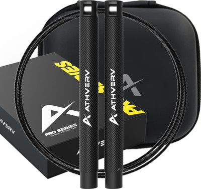 ATHVERV CrossFit Jump Rope, Speed Jump Rope for Double Unders Ball Bearing Skipping Rope(Length: 305 cm)
