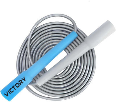 VICTORY Adjustable Skipping Rope for Men and Women Jumping Rope for Exercise, Gym Fitnes Freestyle Skipping Rope(Length: 287 cm)
