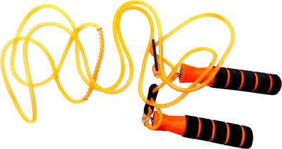 teestribe SKPPING ROPE Freestyle Skipping Rope(Orange, Length: 366 cm)