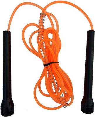 Quickfit WEIGHT LOSS PROGRAM Men & Women - With thin handle Speed Skipping Rope Freestyle Skipping Rope(Orange, Black, Length: 270 cm)