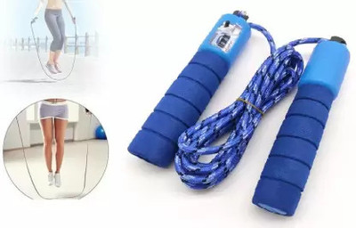H D Enterprise Sports And Fitness Blue Ball Bearing Ball Bearing Skipping Rope Kids Skipping Rope(Multicolor, Length: 260 cm)