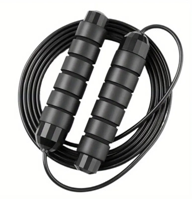 Shopeleven Speed Jump Rope with Memory Foam Handle for Effective Cardio and Weight Loss Ball Bearing Skipping Rope(Length: 300 cm)
