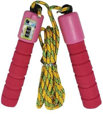 Happiory Digital Counter Skipping Rope with Foam Handles Freestyle Skipping Rope(Length: 274 cm)