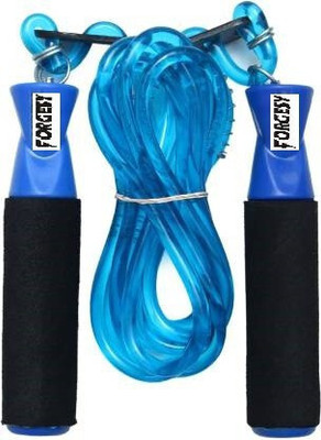 ARISAI Blue adjustable Ball Bearing Skipping Rope (Blue, Length: 275 cm) Ball Bearing Skipping Rope(Length: 275 cm)