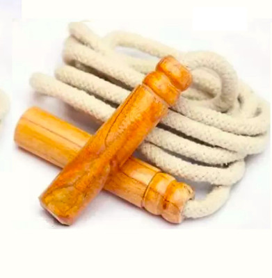 UTE SPORTS Cotton Skipping Rope With Wooden Handle Freestyle Skipping Rope Freestyle Skipping Rope(White, Length: 213 cm) deal from flipkart UTE SPORTS Cotton Skipping Rope With Wooden Handle Freestyle Skipping Rope Freestyle Skipping Rope(White, Length: 213 cm) deal from flipkart