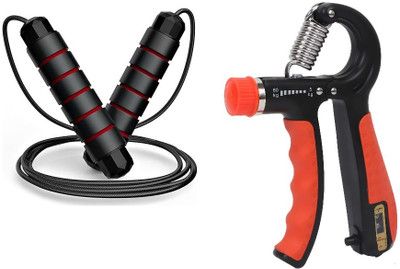 CODIVER Heavy skipping rope with counter hand gripe exerciser Hand Grip/Fitness Grip