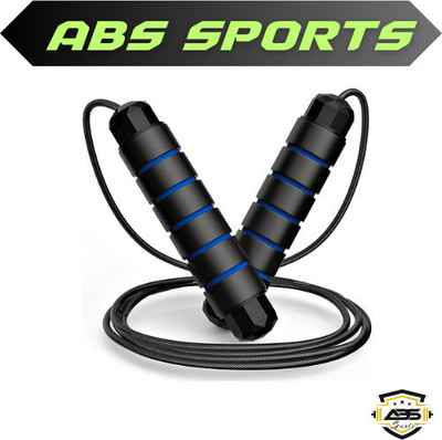 ABSSports CROSSFIT ADJUSTABLE FITNESS SKIPPING ROPE WITH BEARINGS Freestyle Skipping Rope(Red, Length: 275 cm)