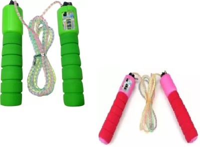 Shmaya Skipping Jump Rope with Counter for Kids 5 to 0 Years-pack of 2 Digital Cordless Skipping Rope(Length: 12 cm)