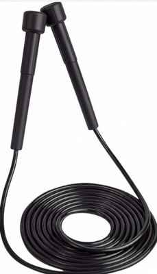 SJuli High-Speed Pencil Skipping Rope for Cardio Workout Freestyle Skipping Rope(Black, Length: 18 cm)