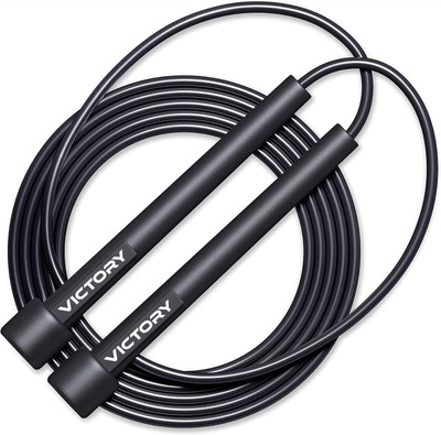 VICTORY Professional Adjustable Skipping Rope Jumping Rope With Comfortable Handles Freestyle Skipping Rope(Length: 300 cm)
