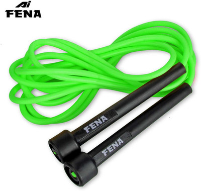 Fena Green adjustable Ball Bearing Skipping Rope Freestyle Skipping Rope(Green, Length: 275 cm)
