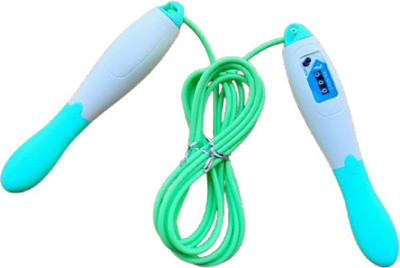 Kumar And Sons SKIPPING ROPE WITH METER Freestyle Skipping Rope(Multicolor, Length: 305 cm)