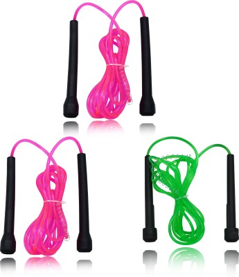 Manogyam Skipping Rope for Men Women Jump Rope for Exercise Freestyle Skipping Rope Ball Bearing Skipping Rope(Length: 275 cm)