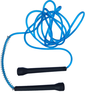 HOC Skipping Rope for Men and Women Blue Freestyle Skipping Rope(Blue, Length: 275 cm)