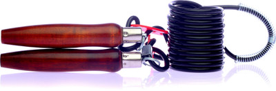 SPORTSKRAFT Jump Rope Wooden Handle Skipping Freestyle Skipping Rope(Length: 15.3 cm)