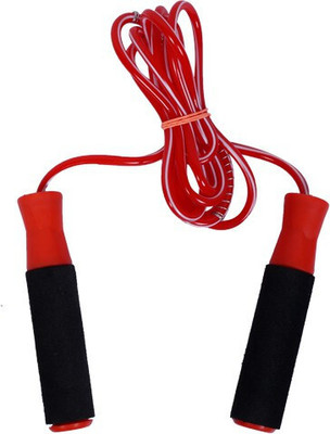 LIVOX shital jump in adults and kids ball bearing skipping rope red Ball Bearing Skipping Rope(Red, Black, Length: 320 cm)