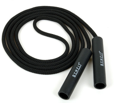 Gymfit Fitness Rope - For Exercise Through Skipping and Jumping - Freestyle Skipping Rope(Black, Length: 275 cm)