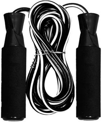 Gawin Freestyle Black Jumping Skipping Rope Freestyle Skipping Rope(Black, Length: 274 cm)