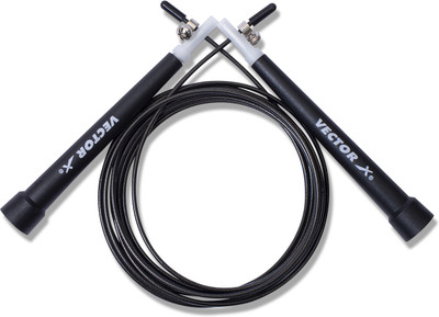 VECTOR X VX-750 Speed Skipping Rope(Blue, Black, Length: 320 cm)