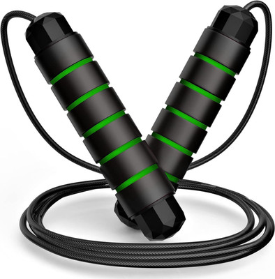 BoldFire Skipping Rope| Tangle-Free with Ball Bearing| Jump Rope for Workouts Freestyle Ball Bearing Skipping Rope(Multicolor, Length: 270 cm)
