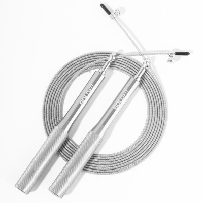 BOLDFIT Skipping Ropes | Gym |Jumping Ropes For Men & Women Jump Freestyle Skipping Rope(Silver, Length: 280 cm)