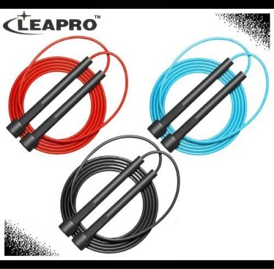 Leapro Black/Red/Blue (Pack of 3 Pcs) Freestyle Skipping Rope(Length: 275 cm)