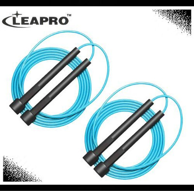 Leapro Blue (Pack of 2 Pcs) Freestyle Skipping Rope(Length: 275 cm)