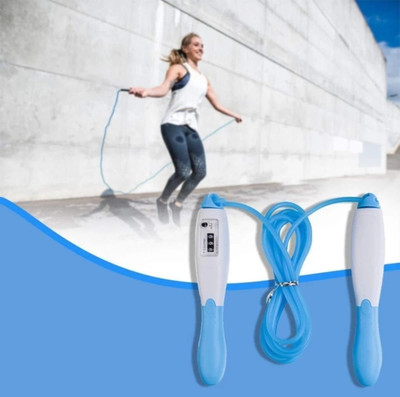 clark Profasinal counting skiping rope Blue g5 280cm Speed Skipping Rope(Blue, Length: 280 cm)