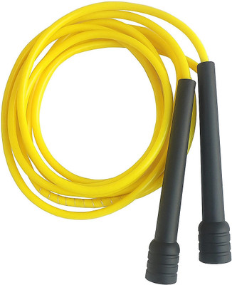 Pascal Skipping Rope for men , women Freestyle Skipping Rope(Yellow, Black, Length: 295 cm)
