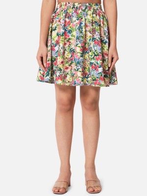 ALL WAYS YOU Floral Print Women A-line Multicolor Skirt