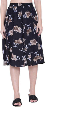 MAIYYAA COLLECTION Floral Print Women A-line Multicolor Skirt