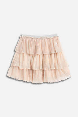 Allen Solly Embellished Girls Regular Beige Skirt