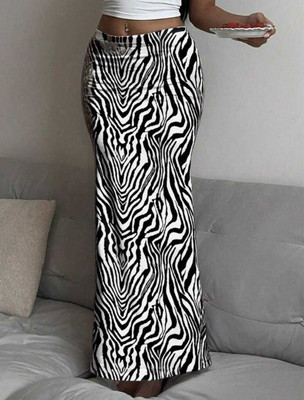 jo jo creation Printed Women Pencil Brown Skirt