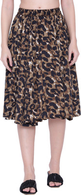 PRABHNOOR Printed Women A-line Multicolor Skirt