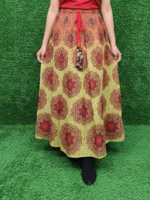 shri creations Printed Women Flared Multicolor Skirt