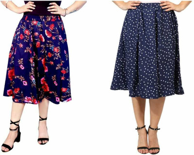 MAIYYAA COLLECTION Printed Women A-line Multicolor Skirt