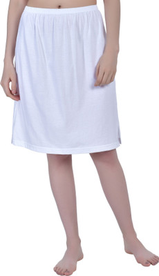 Aimly Solid Women Regular White Skirt
