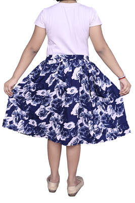 ANISHAN FASHION TRENDZ Solid Baby Girls A-line Black Skirt