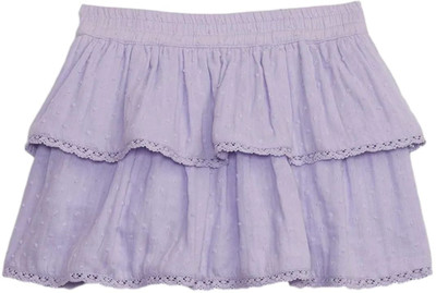 GAP Solid Girls Regular Purple Skirt