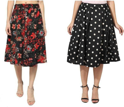 MAIYYAA COLLECTION Printed Women A-line Multicolor Skirt