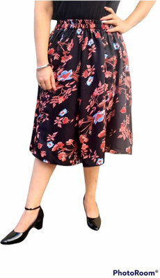 MAIYYAA COLLECTION Floral Print Women A-line Multicolor Skirt