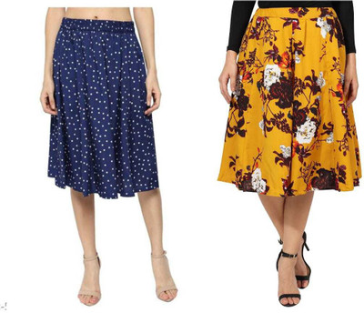 MAIYYA COLLECTION Printed Women A-line Multicolor Skirt