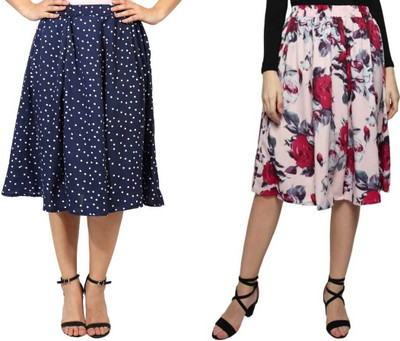 MAIYYAA COLLECTION Printed Women A-line Multicolor Skirt